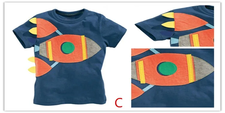 Футболка для мальчиков г. Новая летняя детская одежда футболки для маленьких мальчиков детские хлопковые топы с короткими рукавами и рисунком динозавра, одежда для малышей