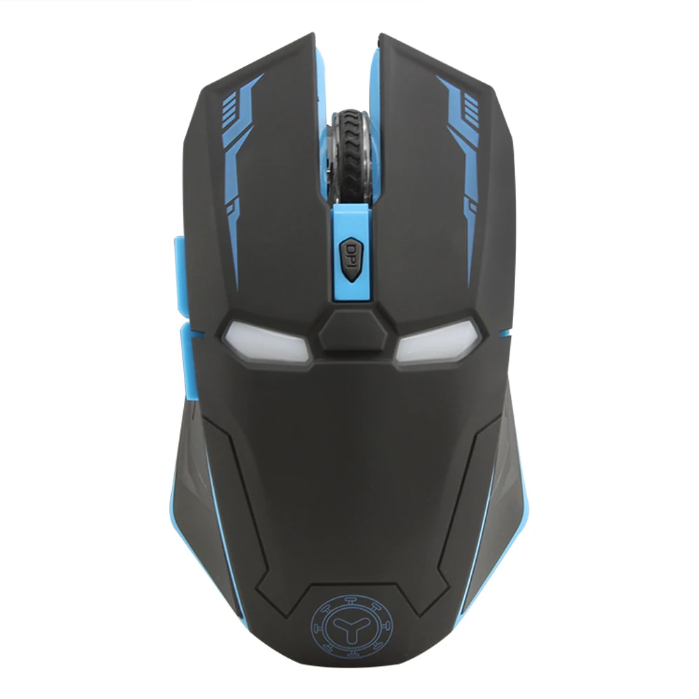 CHUYI Iron Man Wireless Mouse Silent 2.4G Optical USB Gaming Mouse 1600DPI Mute Button Click Mice For Xiaomi PC Gamer Laptop