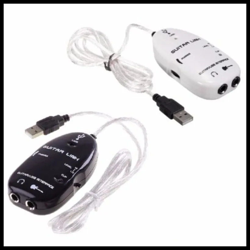Interfaz de guitarra eléctrica de alta calidad, Cable USB de enlace de