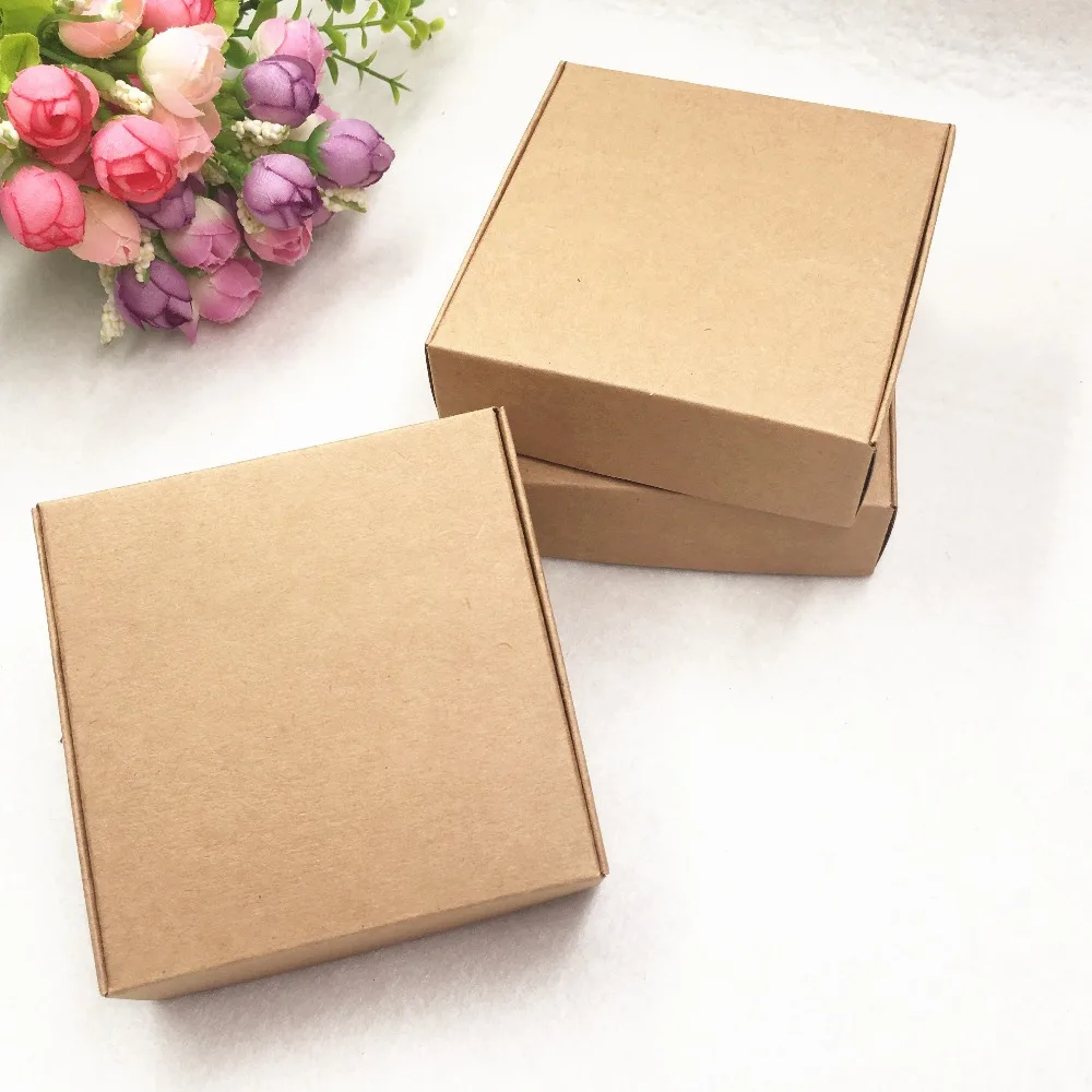 26 шт./упак. 4 Размеры самолета крафт подарочная упаковка коробка для ювелирных изделий/Еда/Косметика Коробка для хранения/упаковочной коробке может настроить Размеры/логотип