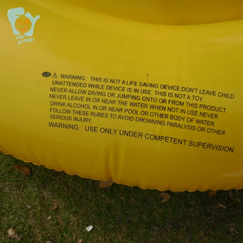 New Stock Summer Water Fun 62 Inch 160cm Inflatable Yellow Smile Face Pool  Floats Swimming Pool Toys Inflatable Air Mattress
