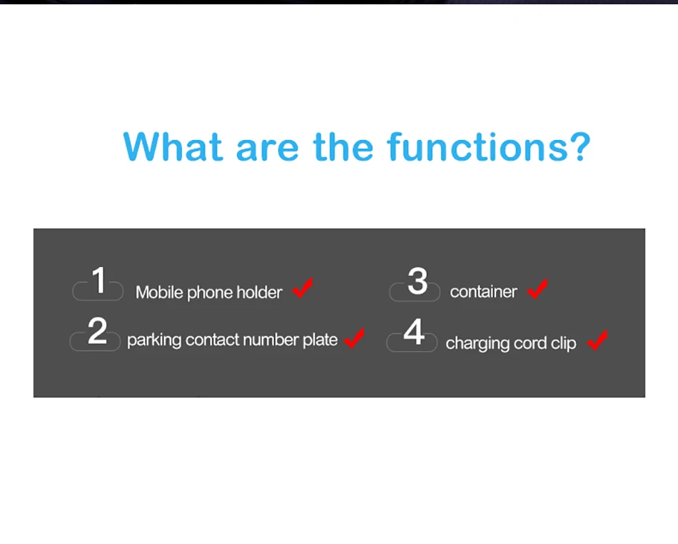 Baseus, 3в1, временная парковочная карта, наклейка для автомобиля, номерной знак, автомобильная подставка для телефона, устройство для сматывания кабеля, органайзер для хранения