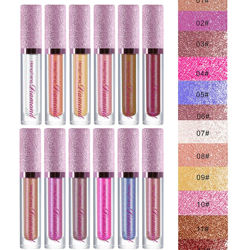 metallic lipstick liquid sexy blue gold red color lip gloss shimmer blue gold red