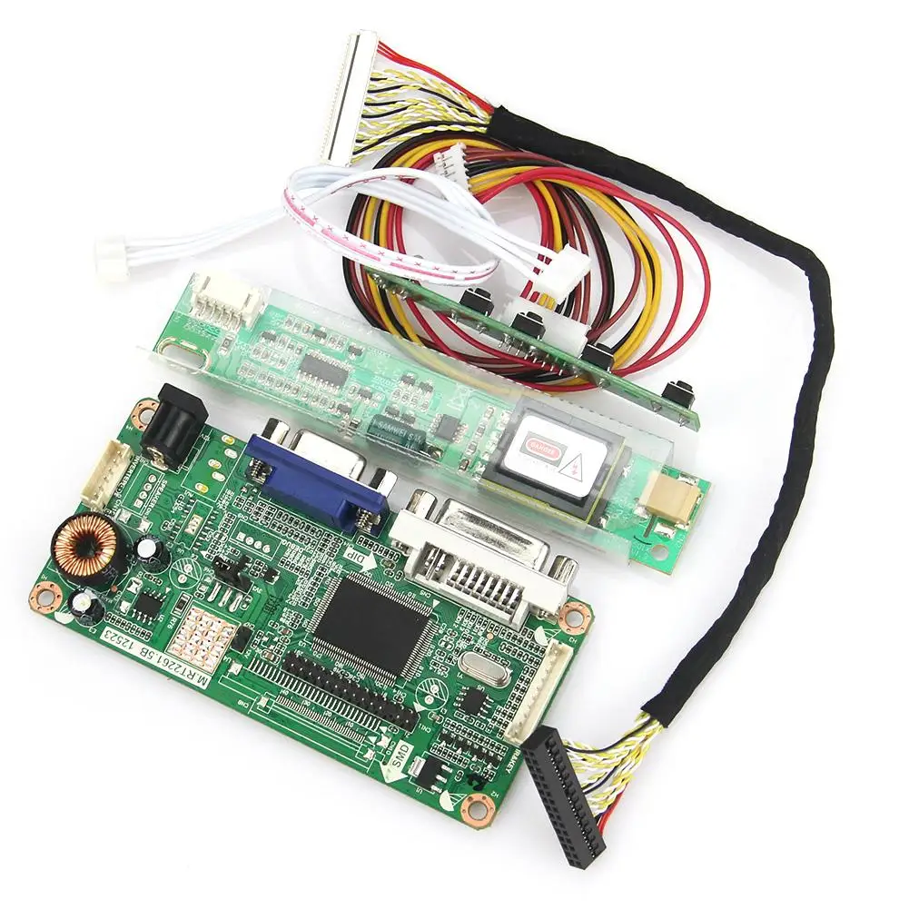 

For LP154WX4-TLCB VGA+DVI M.RT2261 LCD/LED Controller Driver Board 1280x800 LVDS Monitor Reuse Laptop