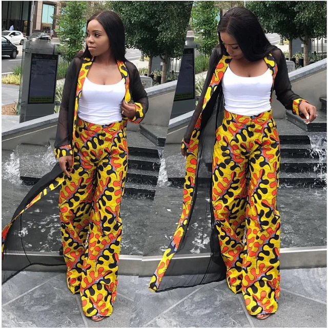 Floral Print Jumpsuit For Women Sexy Two Piece Outfits Wide Leg Flare
