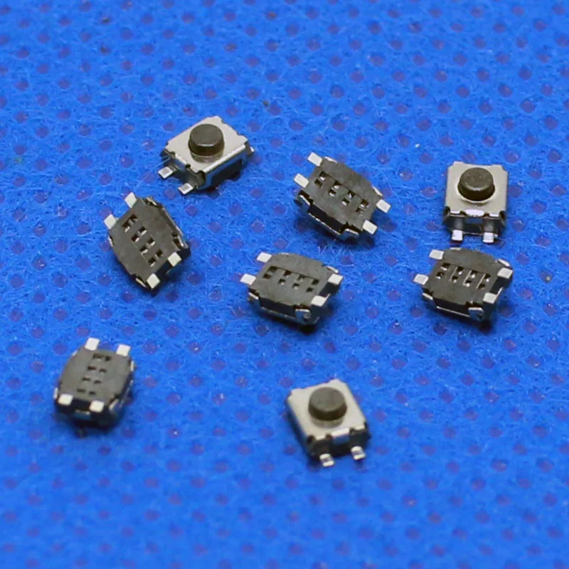 100 шт. 3*4*2 мм SMD Tact 4P миниатюрный микро переключатель/кнопочный переключатель 3X4X2 3 4