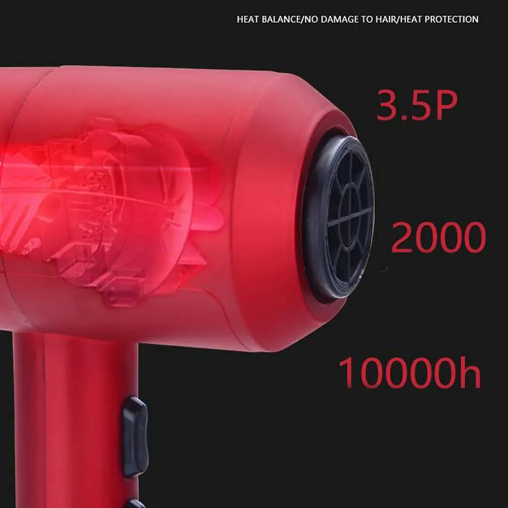 Парикмахерский салон фен для волос Домашний парикмахерский магазин высокая мощность горячий и холодный ветер волосы трубка мужской отрицательный ион немой женский не повреждает волосы