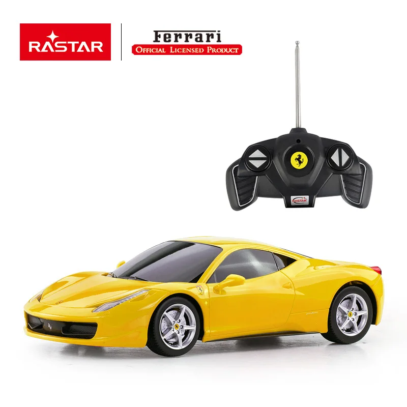 RASTAR Лицензия rc автомобиль r/c 1:18 caminhao модные стильные Прохладный FERRARI 458 ITALIA Remoto