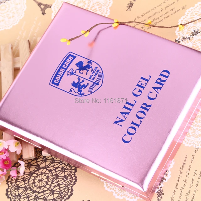 free shipping nail polish color cartridge plastic color swatch card