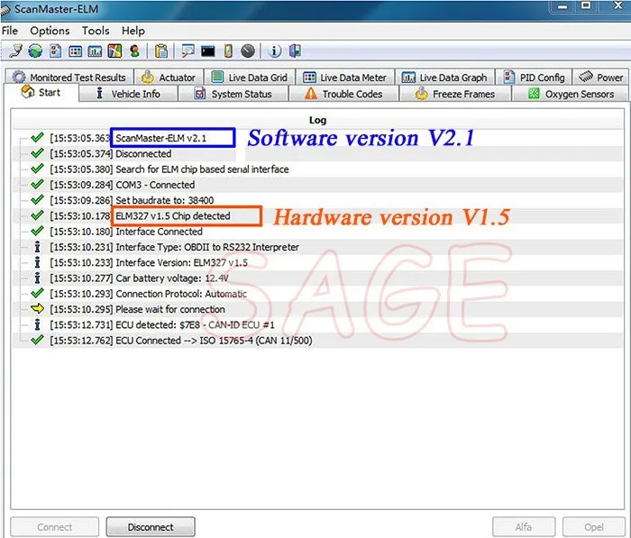 Viecar ELM327 V1.5 ELM 327 PIC18F25K80 Bluetooth версия 1,5 OBDII/OBD2 для Windows Android Крутящий момент сканер кода автомобиля