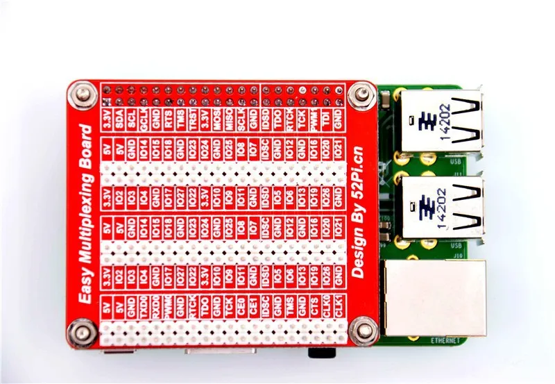 Raspberry Pi 3 Model B/B+ тройной GPIO мультиплексирующий расширительный модуль мультиплексная пластина