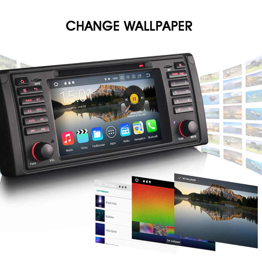 Sale Android 8.0 Autoradio Car Stereo GPS WiFi DAB+ Radio DVR DTV-IN SatNav CD OBD Car DVD player for BMW 5 Series E39 E53 X5 M5 2 Sale Android 8.0 Autoradio Car Stereo GPS WiFi DAB+ Radio DVR DTV-IN SatNav CD OBD Car DVD player for BMW 5 Series E39 E53 X5 M5 2