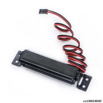 

Trx4 Metal Roof Lamp 12 LED Light Bar For 1/10 RC Crawler TRX4 SCX10 KM2 CC01 Drop Ship