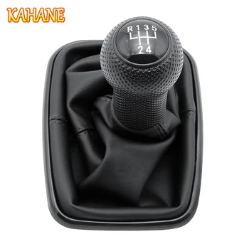 

KAHANE Car Styling 5/6 Speed Frame Gear Shift Knob Lever Shifter Gaiter Boot FOR VW Jetta Bora MK4 Golf GTI R32 MK4