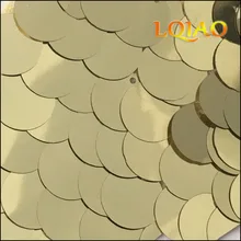 Новейший большой блестящий кружевной тканевый светильник золото 18 мм диск блестка скатерть вышитый красный Тюль фон золото серебро 125 см