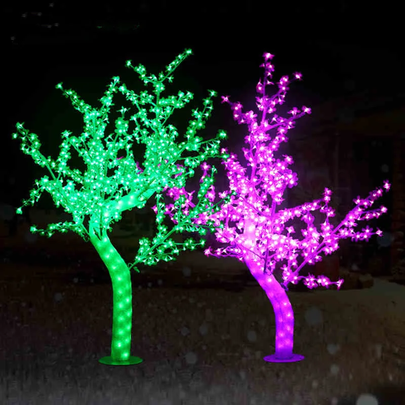 1,5 м Бестселлер искусственный Рождественский светодиодный Вишневое дерево светильник/Рождественская светодиодная елка