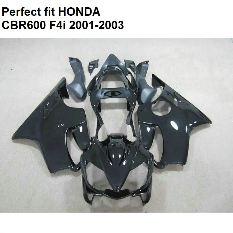 Motorrad Schmutzfänger Schwarz - Für CBR 600 F4I 2001-2004