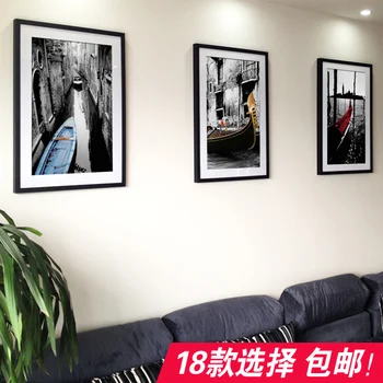 

landscape painting of modern living room decoration painting Tryptich sofa backdrop aisle restaurant mural paintings
