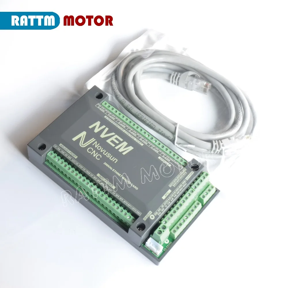 

4-Axis NVEM CNC Controller 200KHZ Ethernet MACH3 Motion Control Card for Stepper Motor Servo motor from RATTM MOTOR