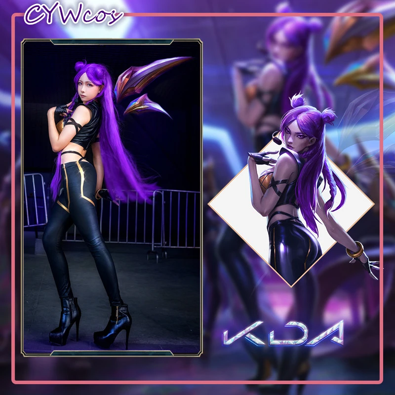 New Cosplay LOL K/DA Idol Singer Kai'Sa Cosplay Costume KDA New Skin Kaisa Sexy Women Christmas Suits Costumes Jumpsuits