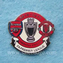 Членский футбольный клуб эмалированные шпильки металлический значок со спортивной тематикой коллекция лацкан булавка