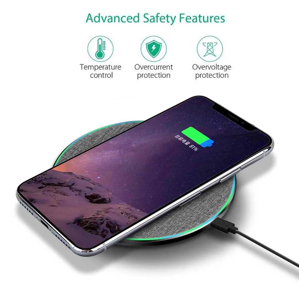 Carregador sem Fio para o Iphone Carregador sem Fio Fdgao Rápido 11 xs xr x 8 Huawei Companheiro 40 Pro Samsung s9 S10 S20 Almofada 30w qi 12 4 para o iphone 12 11 xs xr