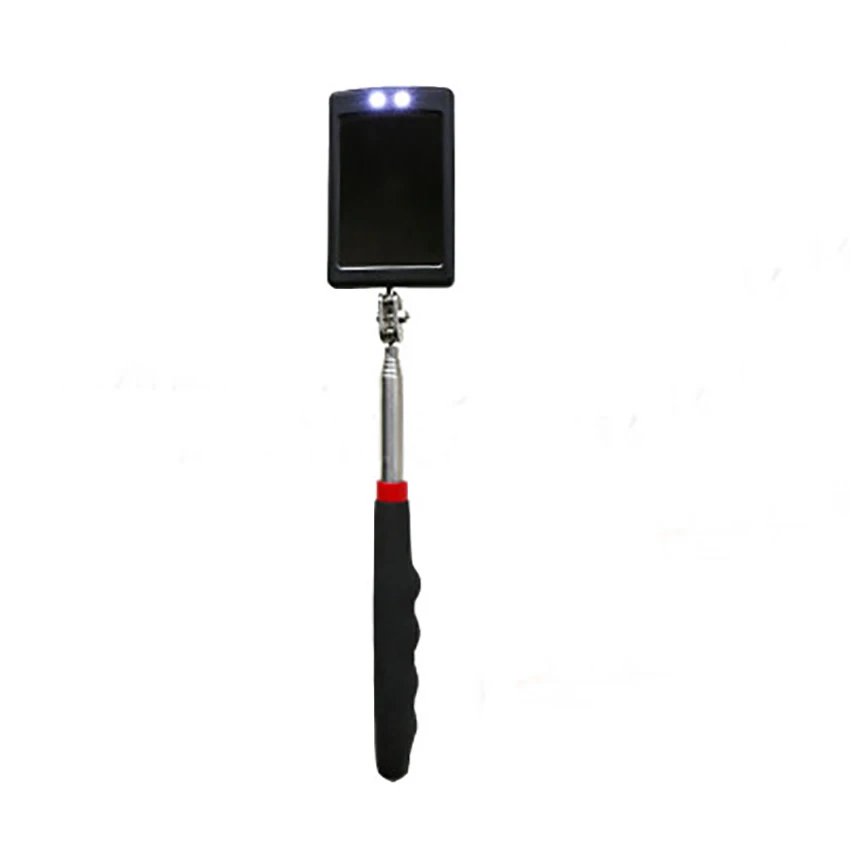 Auto LED Light Extendible Inspection Mirror Endoscope Car Chassis Angle View Automotive Telescopic Detection Tool Equipment diy replacement aluminium chassis repair tool for motorola cp1300 cp1200 cp1660 cp1308 cp1208 radio walkie talkie accessories