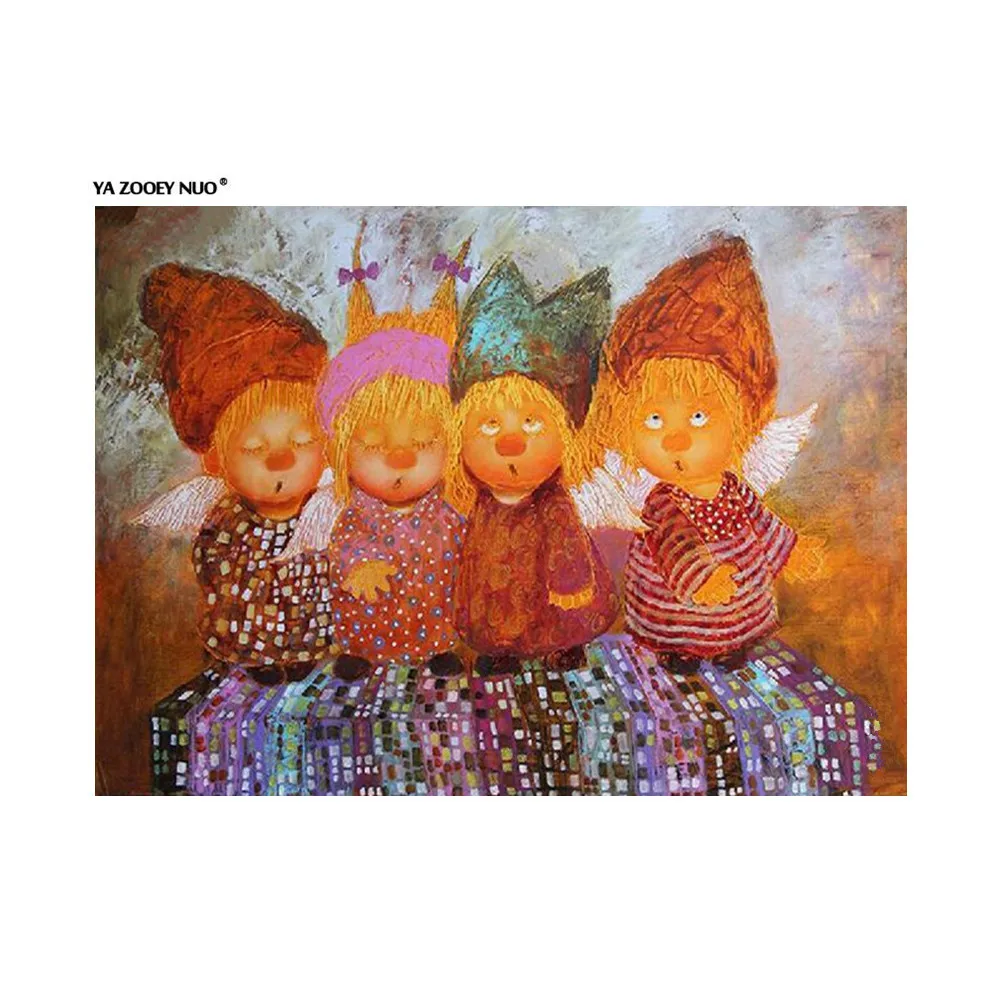 

DIY Diamond Painting Decorative Picture of Rhinestone Cross Stitch Diamond mosaic Pattern 5D Diamond Embroidery angel baby YU147