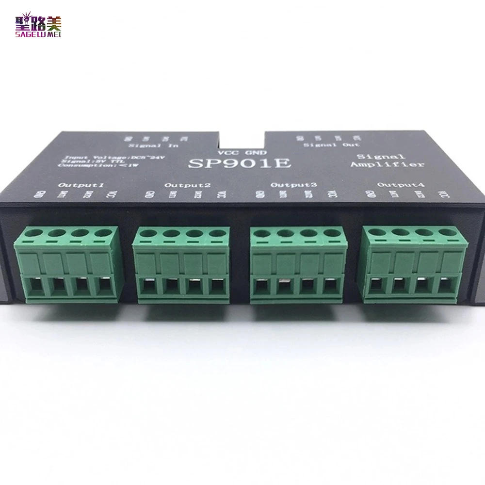 amplificador de grupo 4ch para dmx512 led