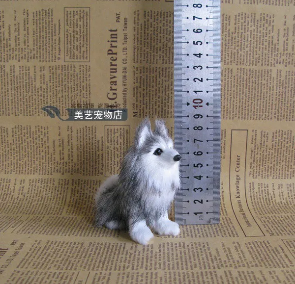 

Simulation dog polyethylene&furs dog model funny gift about 9cmx4cmx9cm