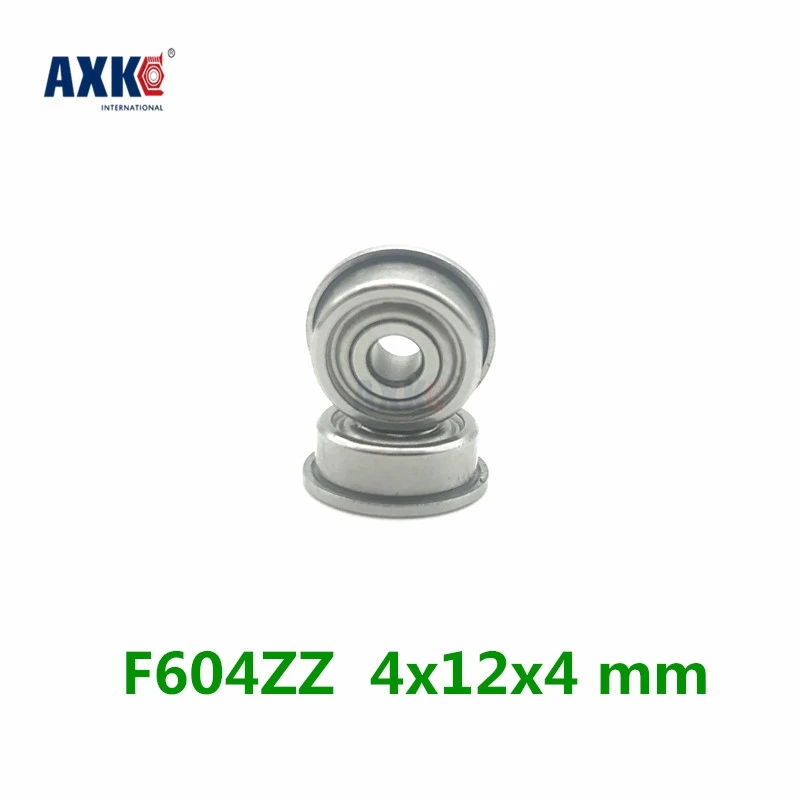Фланцевый подшипник Axk F604zz 4x12x4 мм Abec-5 10 шт. фланцевый F604 Z | Обустройство дома