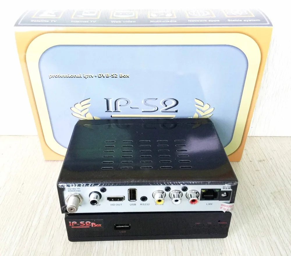 iP S2 DVB S2 Satellite Receiver Dual IPTV boxin Satellite TV Receiver
