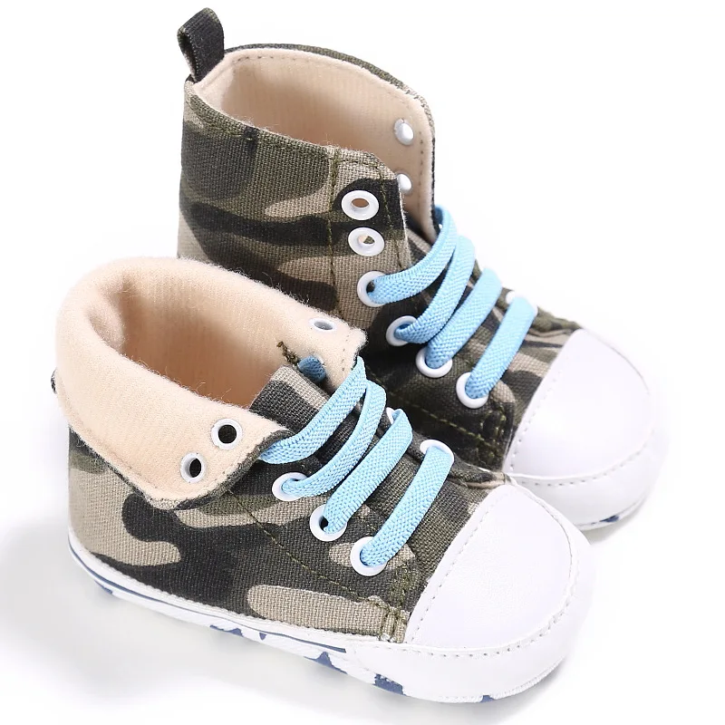2018 Cute Star High Top font b Baby b font Fashion Sneakers Fashion Unisex Toddler Shoes