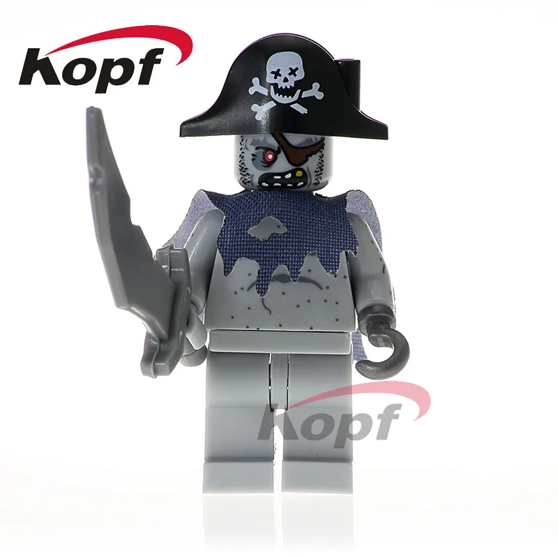 20 шт. пират из Caribbean Hector Barbossa Henry приведение Зомби капитан кирпичи экшн