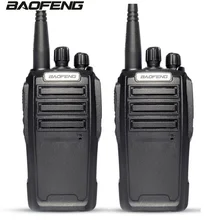 1 пара BAOFENG UV 6 портативный приемопередатчик 136-174/400-480 МГц UHF/VHF 8 Вт мощность передачи и PTT гарнитура ham Interphone Walkie Talkie