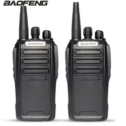 1 пара Baofeng УФ 6 ручной трансивер 136-174/400-480 мГц UHF/УКВ 8 Вт передачи Мощность и PTT гарнитура ветчина домофон Двухканальные рации