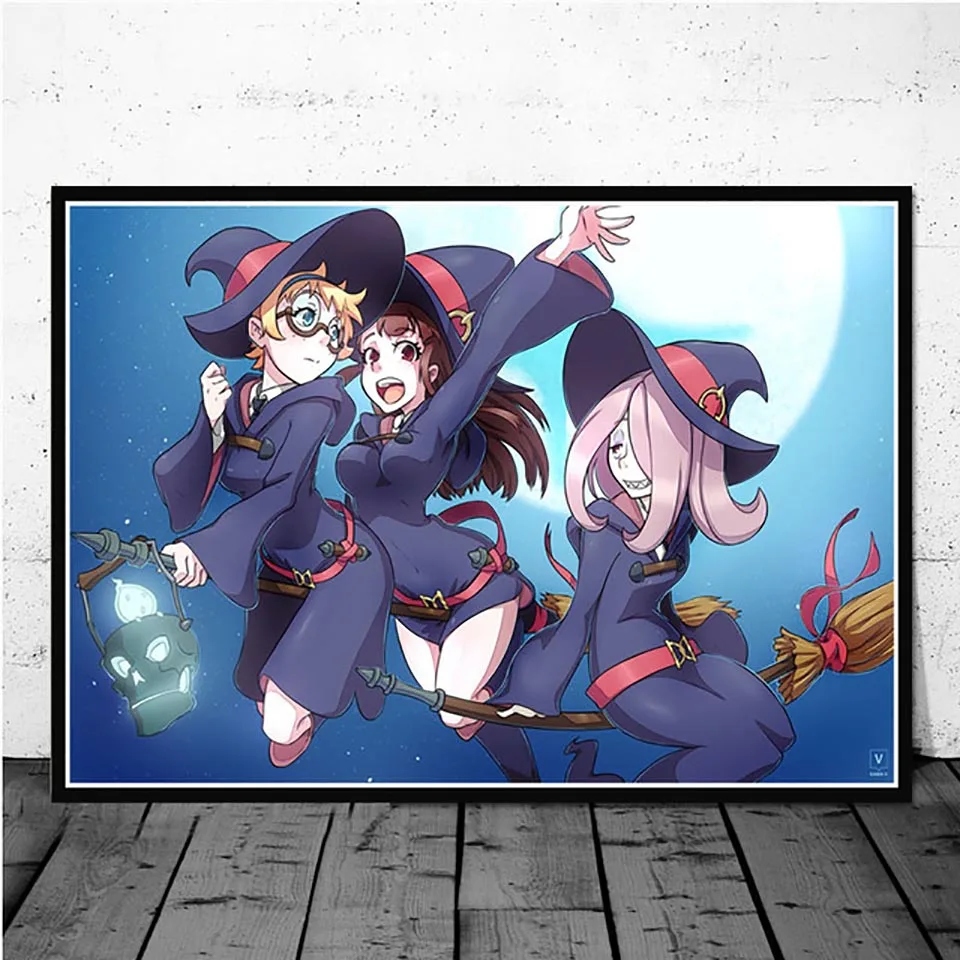 

5d Diamond Painting Wall Decor Handmade Little Witch Academia Anime Picture Cross Stitch Home Decal Full Square Drill Embroidery