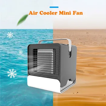 

Cooler Small Air Conditioning Appliances Mini Fans Air Cooling Fan Summer Portable Conditioner Handle Desktop Cooler