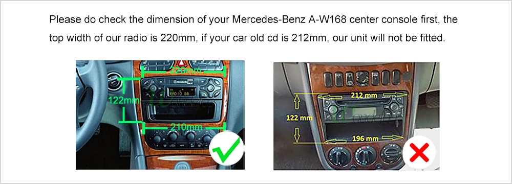 Excellent 2G 16G/32G Android 8.1 2 Din DVD PLAYER for Mercedes Benz W209 W203 M ML W163 Viano W639 Vito Vaneo GPS RADIO STEREO navigation 1
