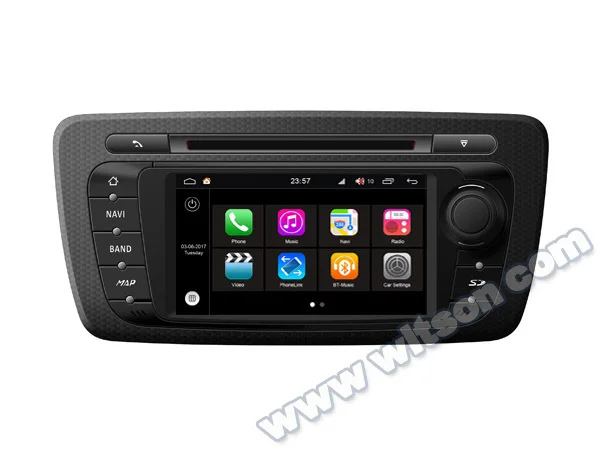 Flash Deal 6.2" Octa-Core Android 8.0 Car DVD Navigation Multimedia GPS Radio for Seat Ibiza 2009-2013 with External TPMS Module Support 0