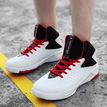 LEIXAG мужские баскетбольные кроссовки, мужские спортивные кроссовки с высоким берцем, дышащие кроссовки, кожаная обувь, Мужская Уличная обувь Jordan