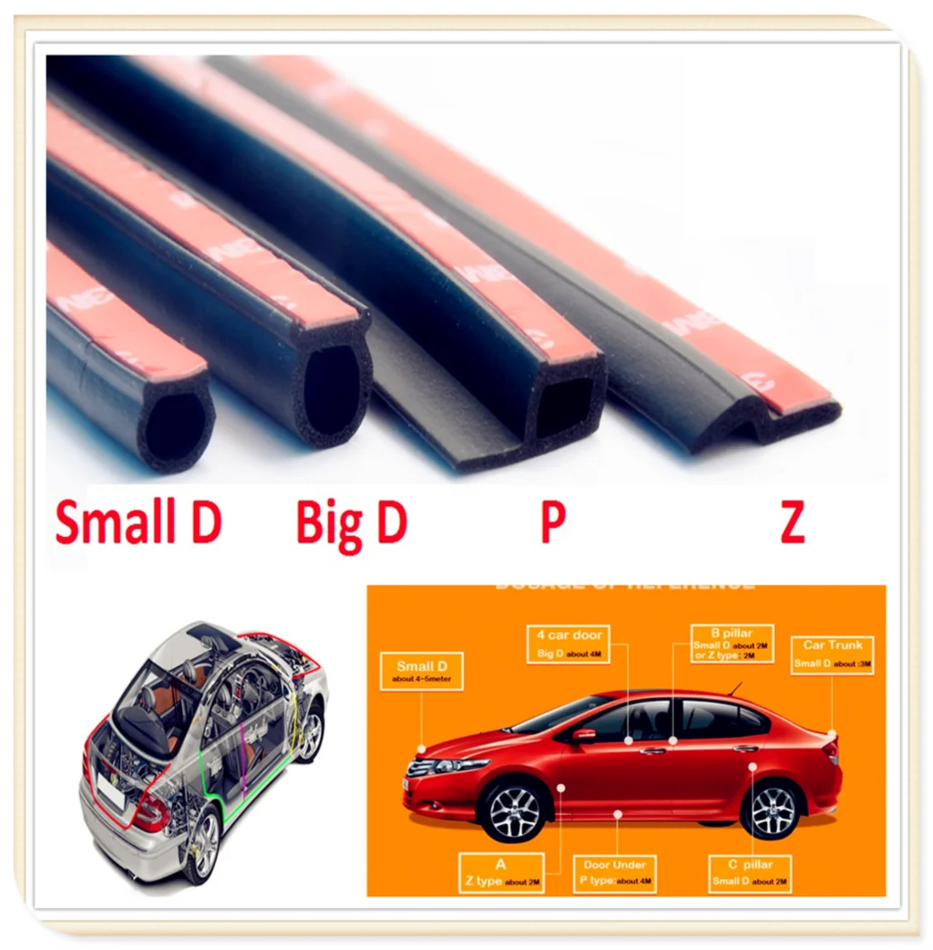 Резиновая уплотнительная лента для автомобильных дверей Volkswagen VW polo passat b5 b6 CC golf