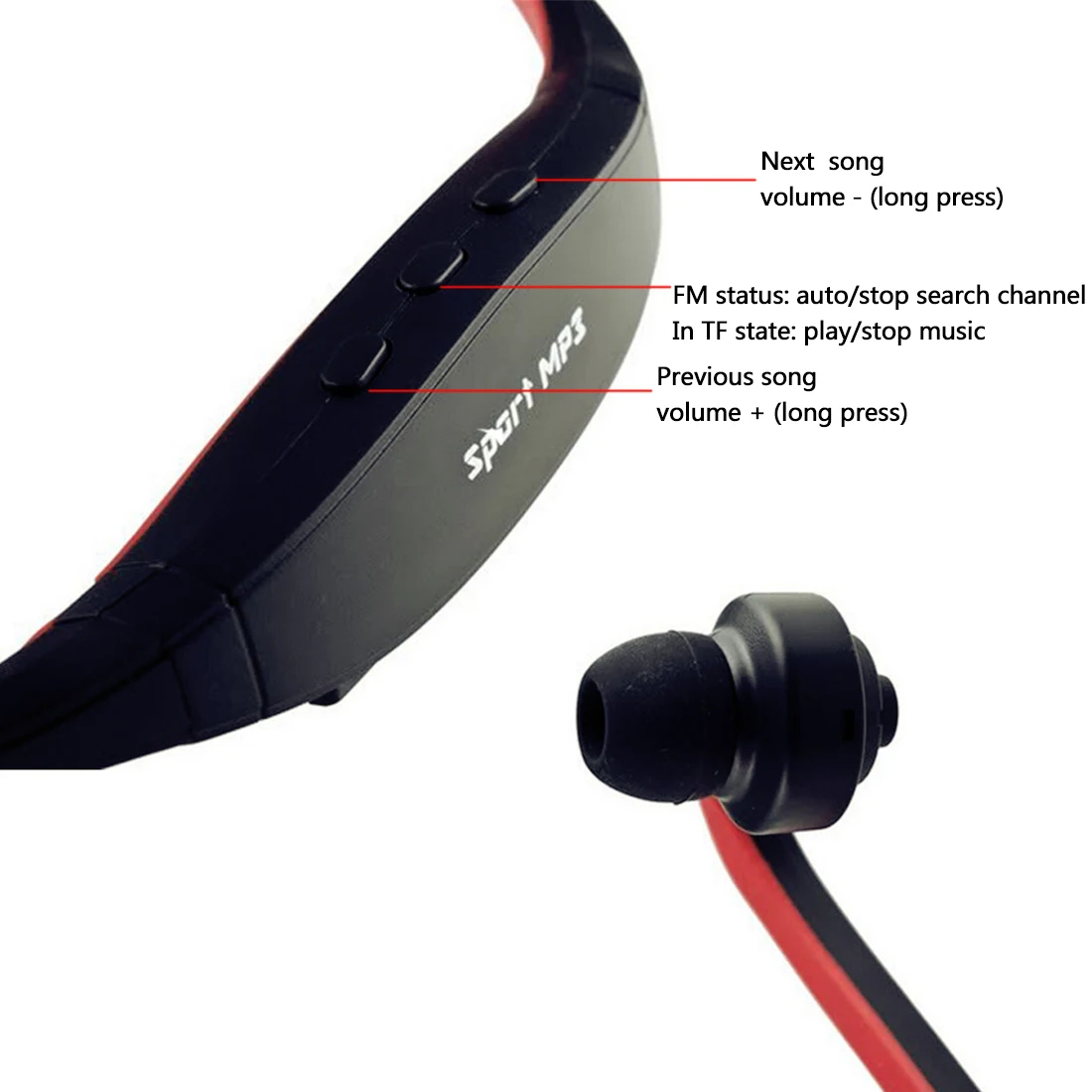 Спортивный MP3 плеер портативные музыкальные наушники для бега гарнитура со