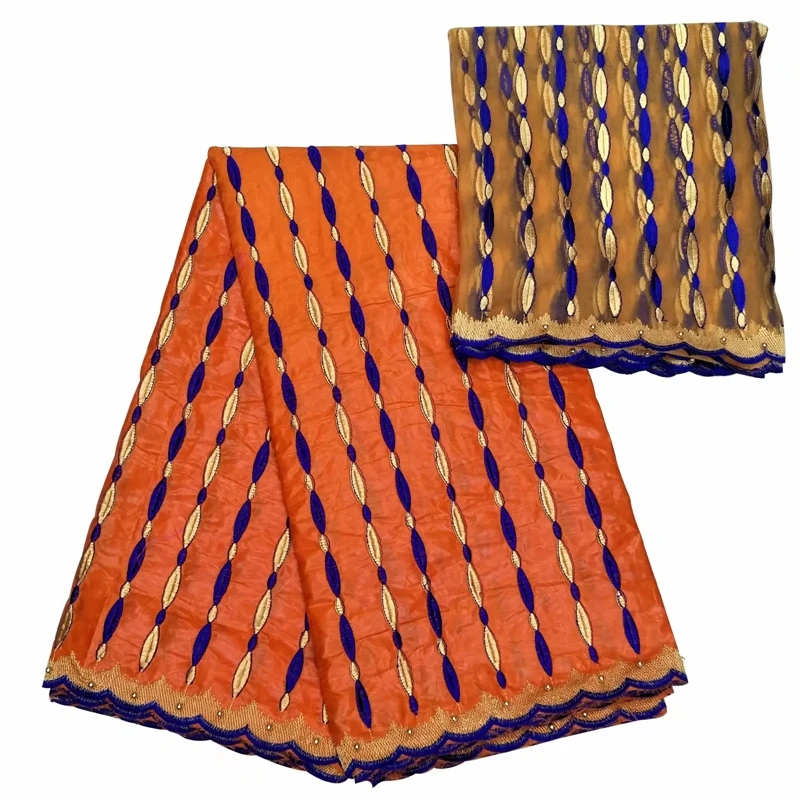 

african getzner tissu cotton bazin riche fabrics embroidered guinea brocade fabric beaded french lace for wedding 5+2 yards/lot