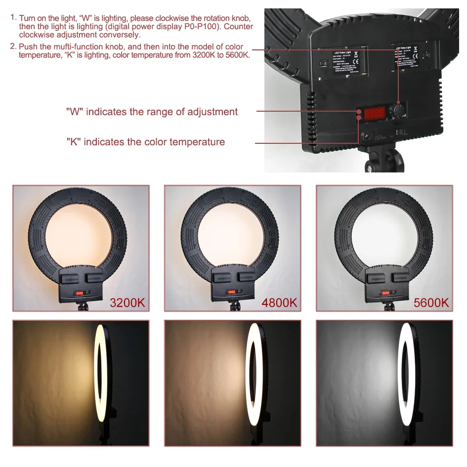 18-3200K-5600K-Stepless-Dimming-48W-LED-Ring-Light-Battery-Mount-Bag-Stand-For-Video-Studio(3)