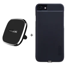 NILLKIN Qi Wireless Car Charger Pad for iPhone 7 / 7Plus Phone Holder Magnetic Air Vent Mount Pad + Receiver Case for iPhone 7