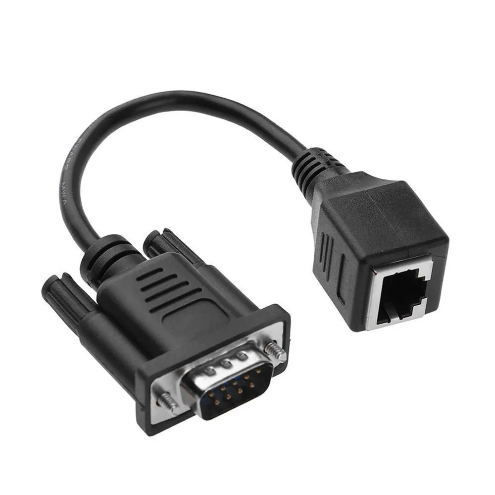 

RJ45 Adapter Cable DB9 To RJ45 Cables VGA Extender Adapter Converter Wire Cable Network Cable Connector