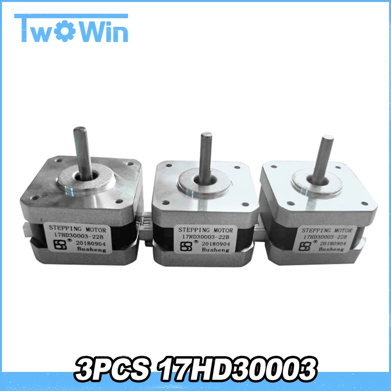 

3 PCS 17HD30003 4-lead Nema 17 Stepper Motor 42 motor CNC Laser and 3D printer stepper motor 1.2A 30mm