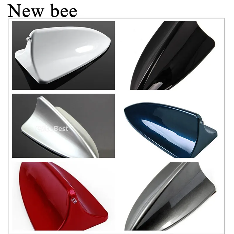 

Newbee Universal Car Auto Shark Fin Antenna Antistatic Dummy Aerial Decoration for BMW X5 X6 F30 E46 3 5 Series Z4 For VW Jetta