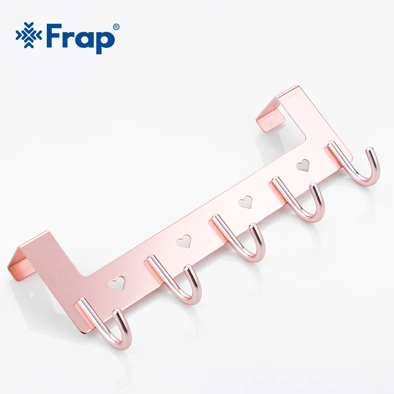 Frap 5 крючков розовый крючок для одежды Космический алюминиевый новый над дверью